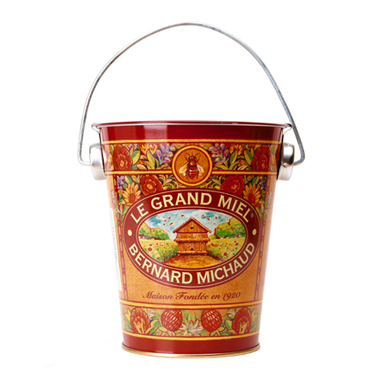 Mixed Flower Honey in Deco Pail - France