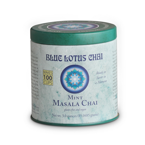Blue Lotus Mint Masala Chai Tin 3 oz